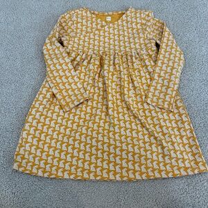 Tea Collection Yellow and White Kids Dress